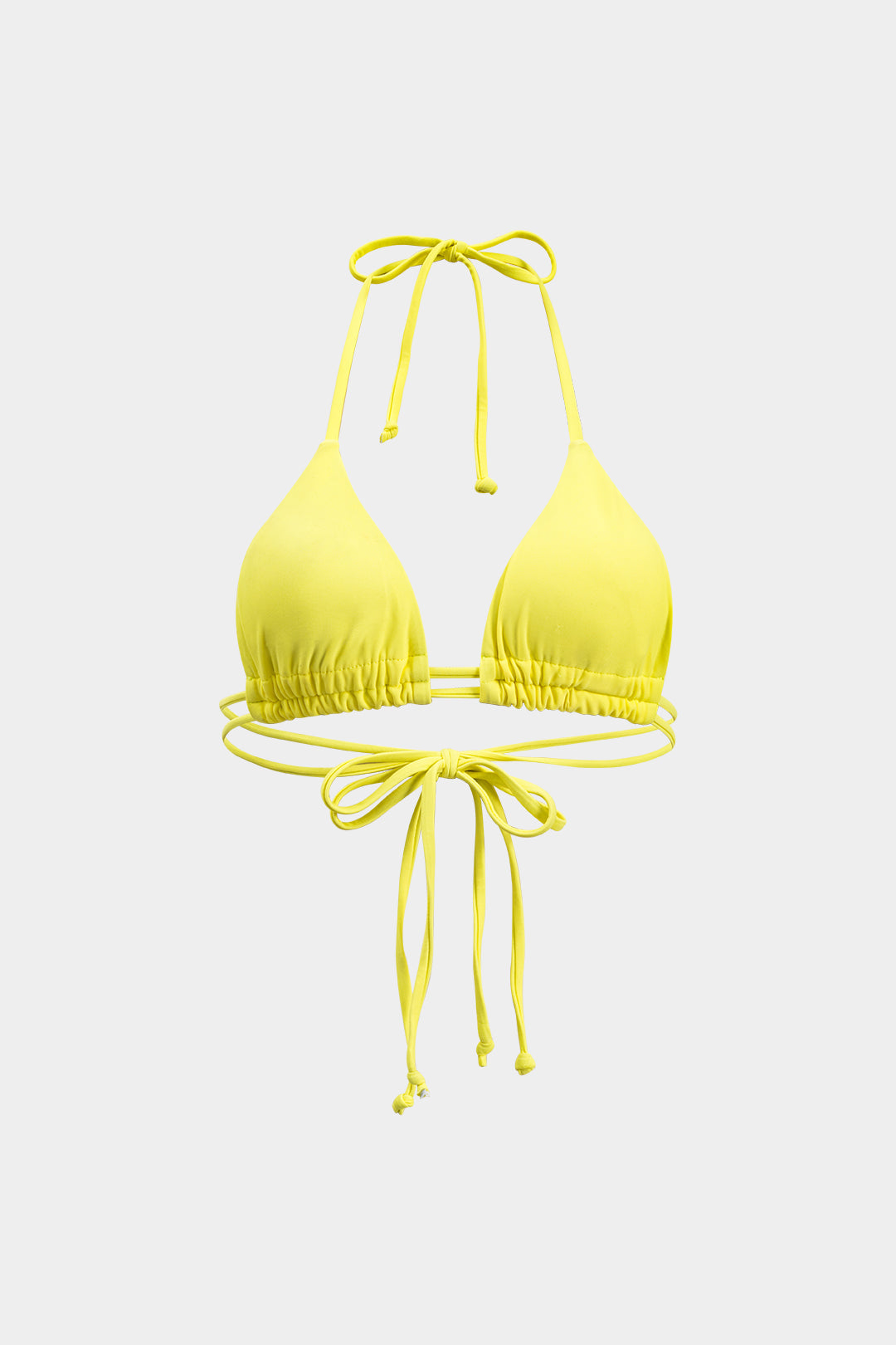 Bikini & Pareo Amarillo Estampado