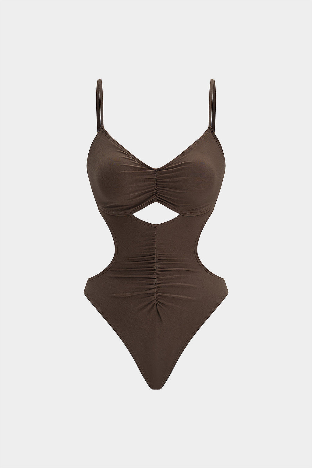 Bañador Marrón Cut-Out
