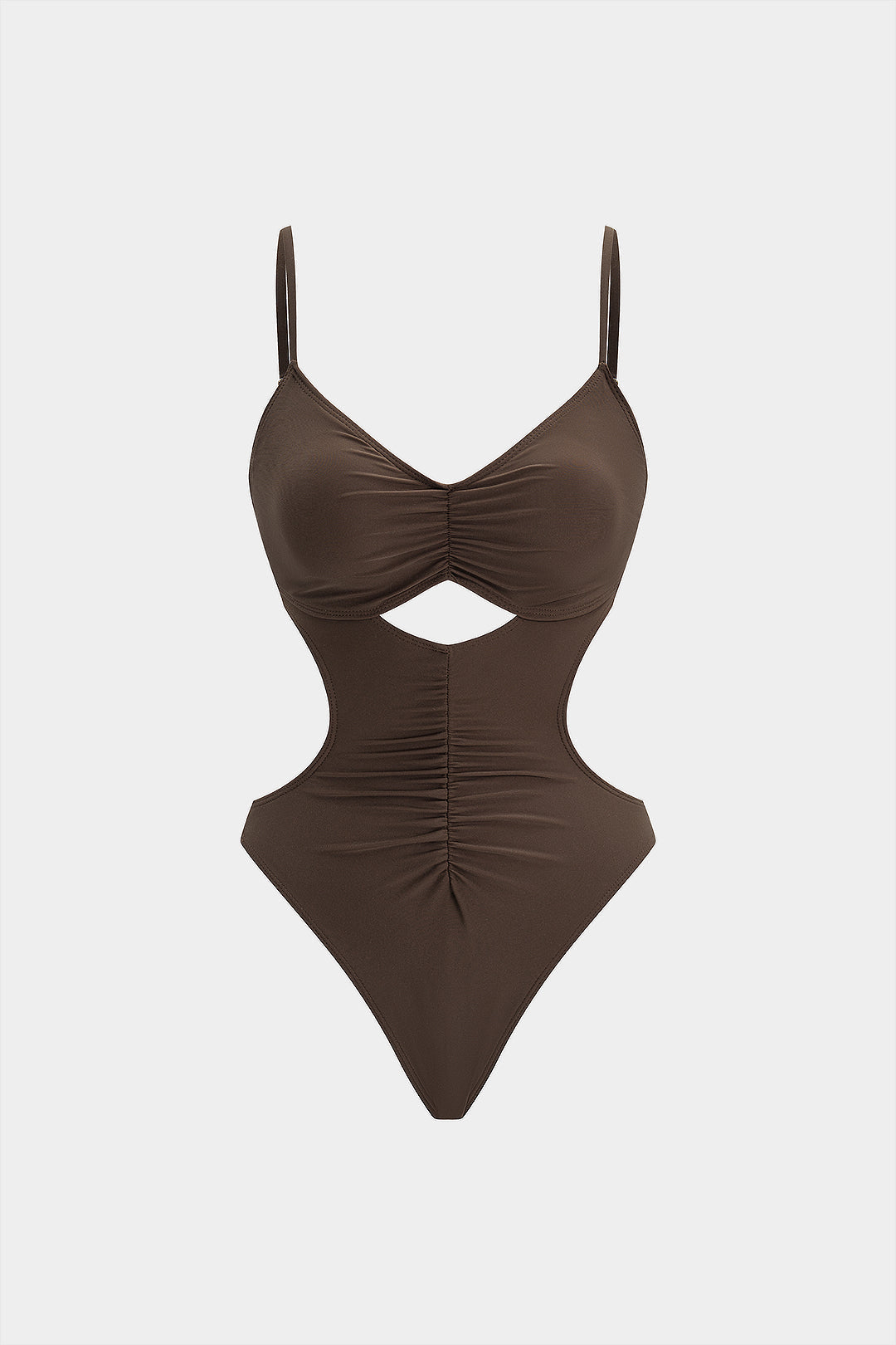 Bañador Marrón Cut-Out