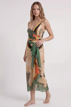 Bañador & Pareo Tropical Beige