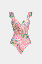 Bañador & Pareo Floral Rosa