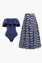 Bañador & Pareo Rayas Elegantes