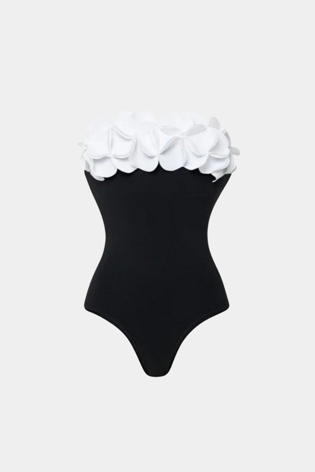 Bañador & Pareo Negro Floral