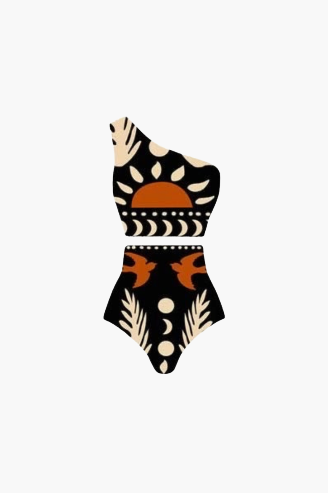 Bañador & Pareo Tribal Negro