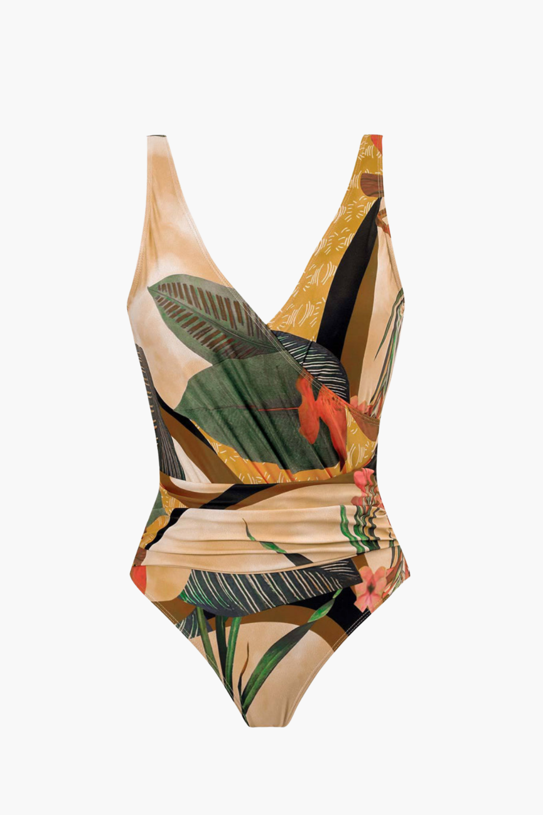 Bañador & Pareo Tropical Beige