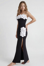 Bañador & Pareo Negro Floral