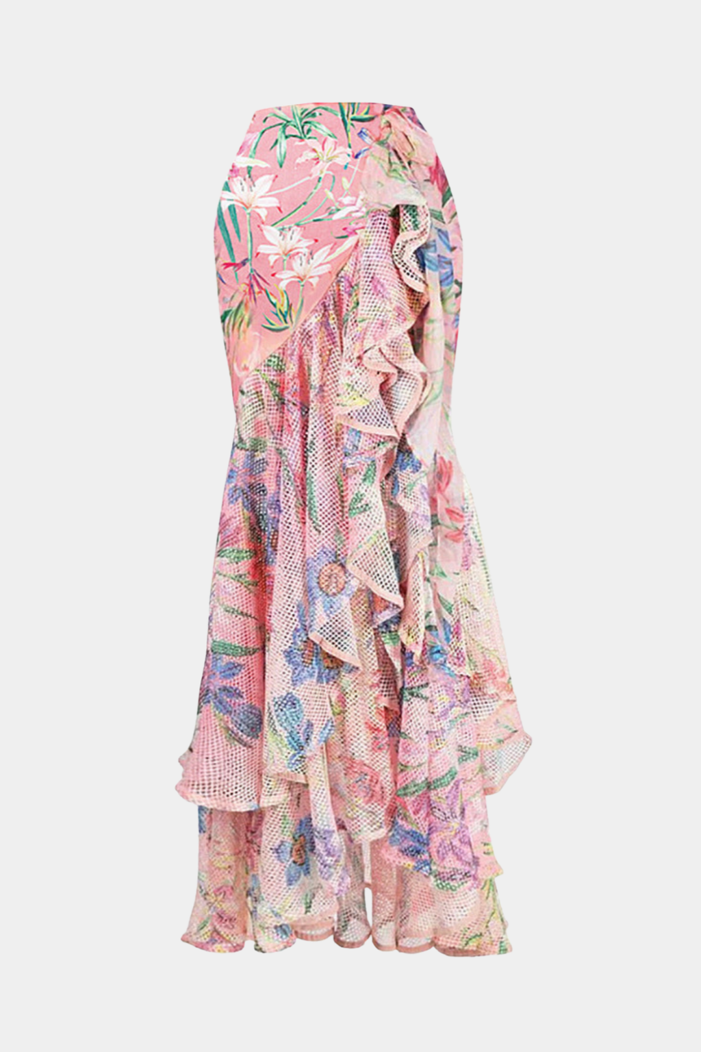 Bañador & Pareo Floral Rosa