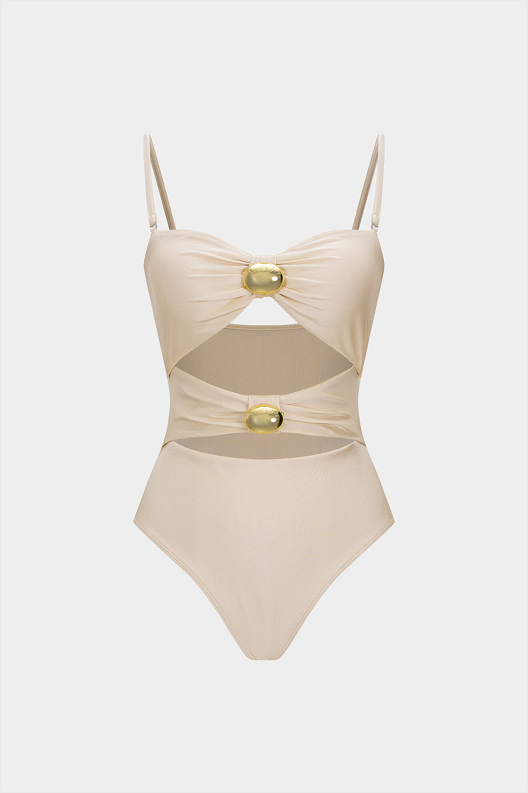 Bañador Cut-Out Dorado