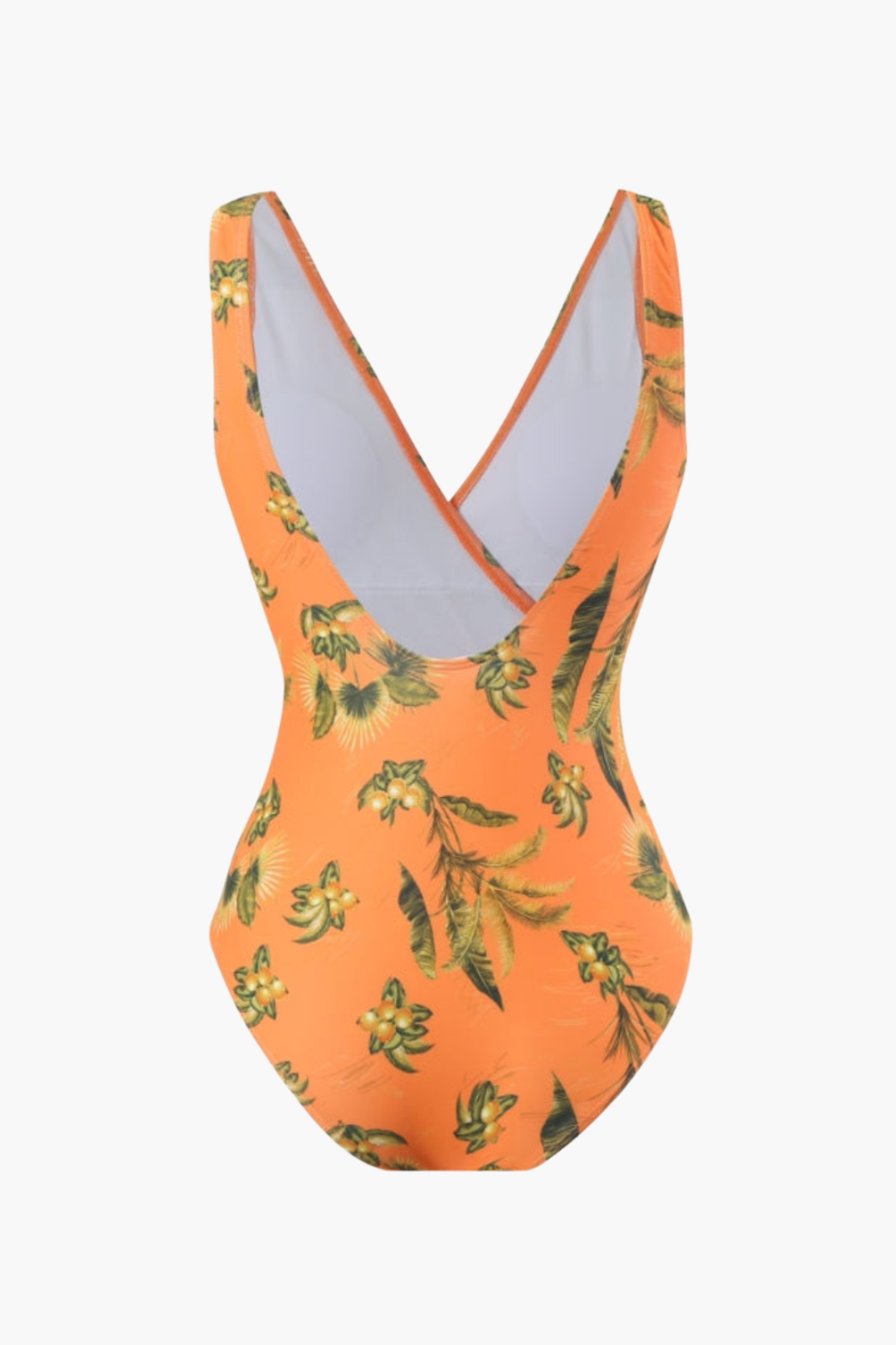 Bañador & Pareo Floral Naranja