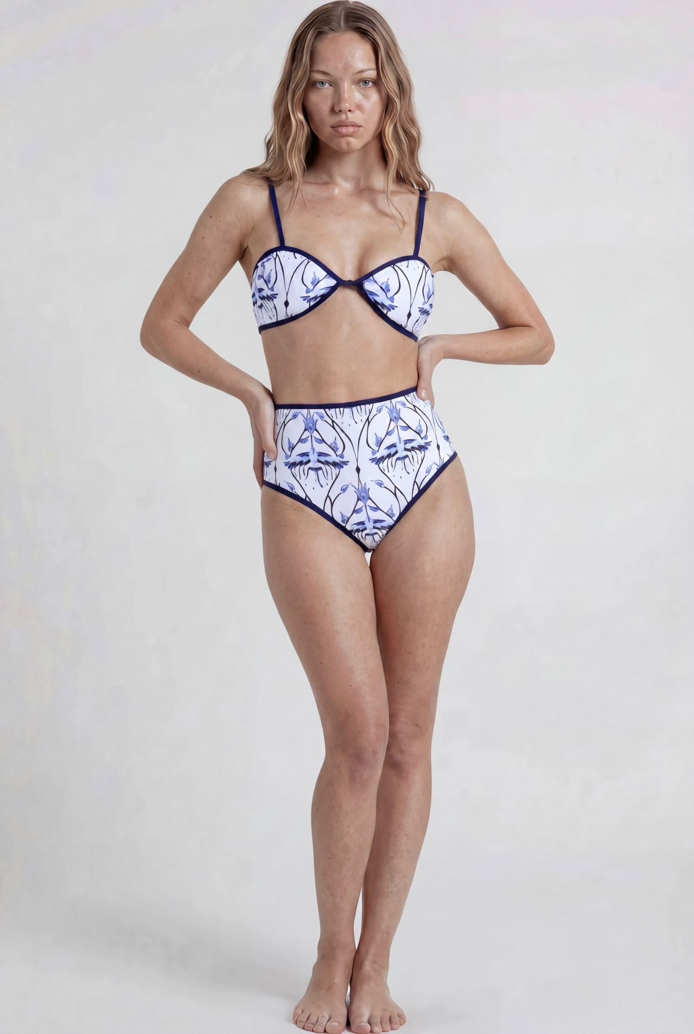 Bikini Azul Estampado
