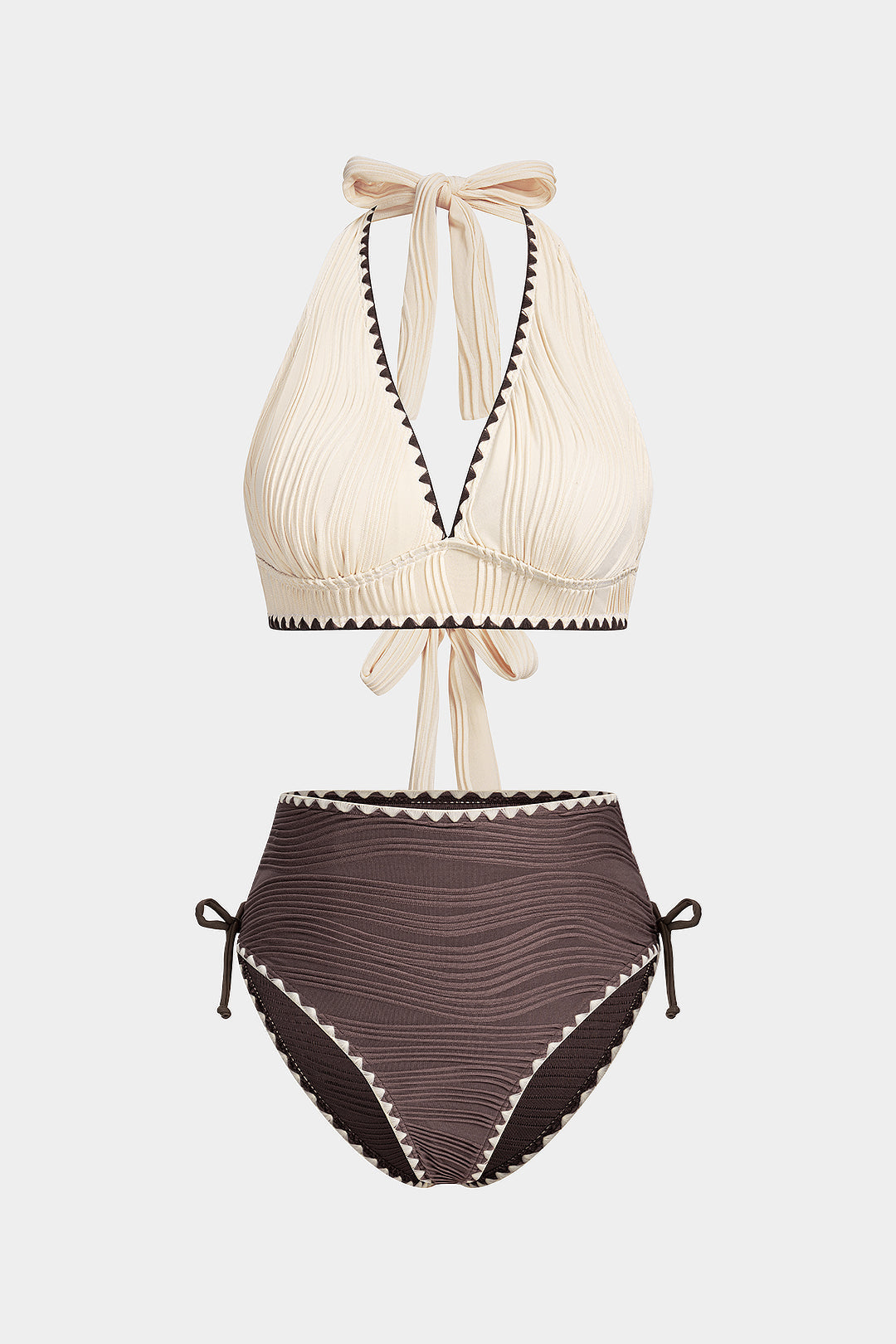 Bikini Halter Texturizado