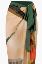 Bañador & Pareo Tropical Beige