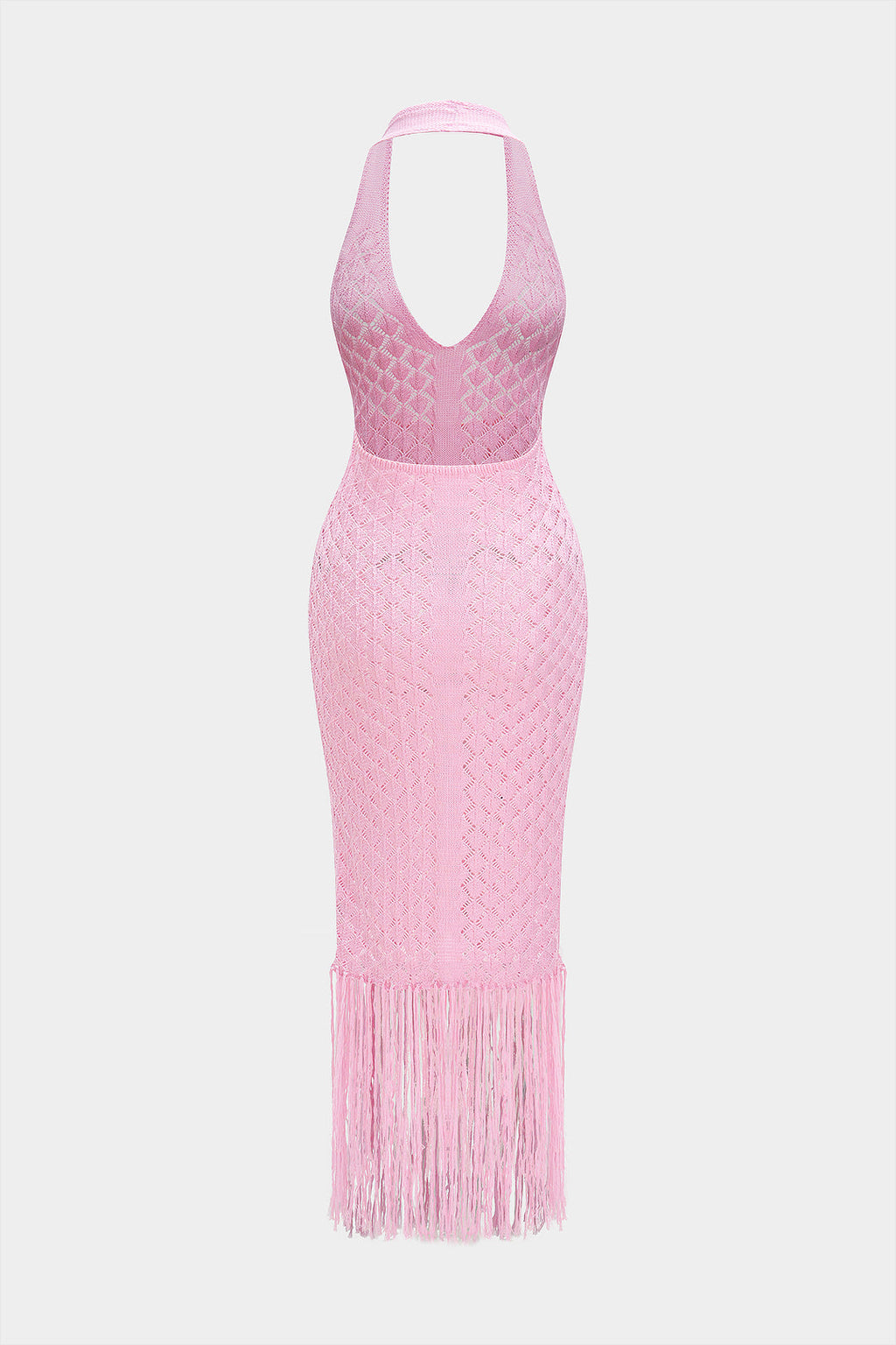 Vestido Crochet Fringe