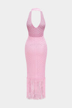 Vestido Crochet Fringe