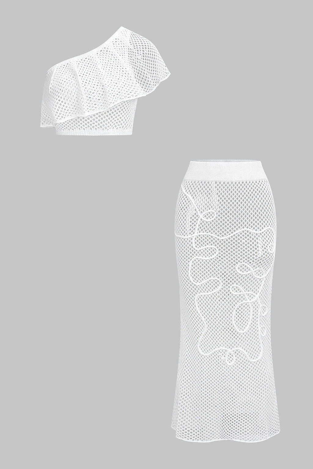 Set Crochet Asimétrico