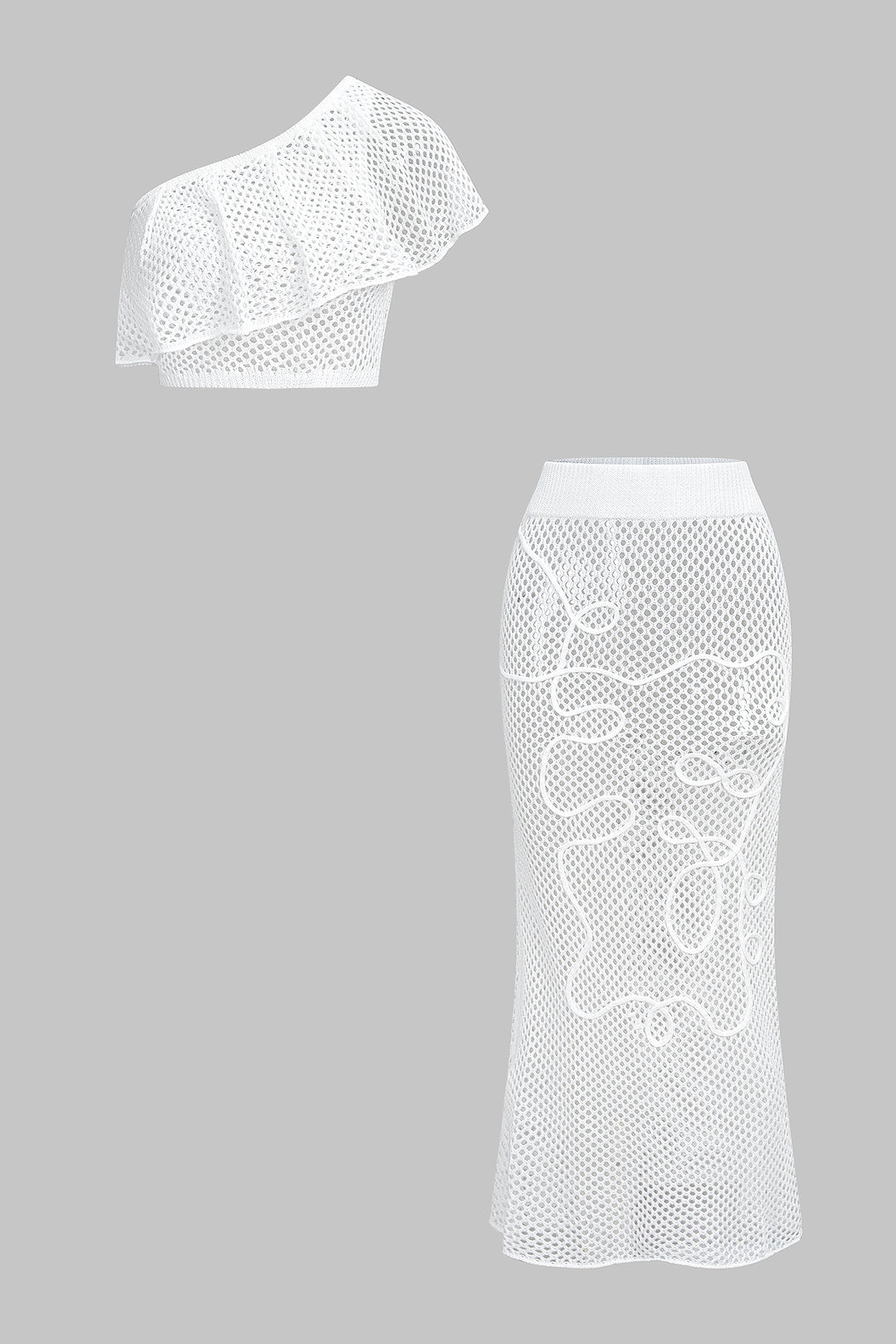 Set Crochet Asimétrico