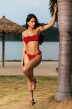 Bikini Rojo Floral