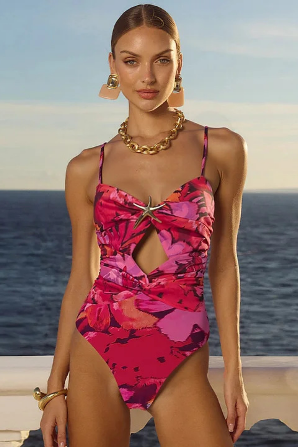 Bañador Fucsia Resort
