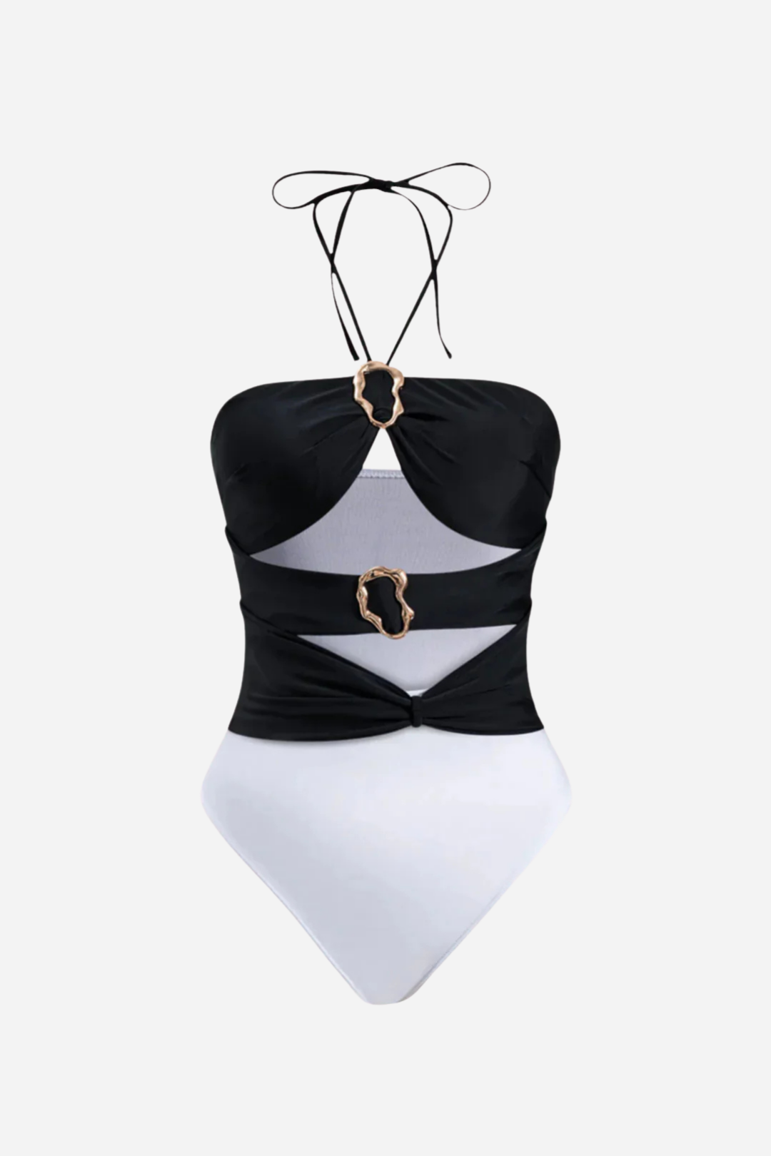 Bañador Contrast Gold