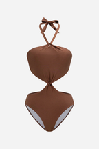 Bañador Halter Cut Out