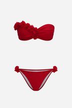 Bikini Rojo Floral