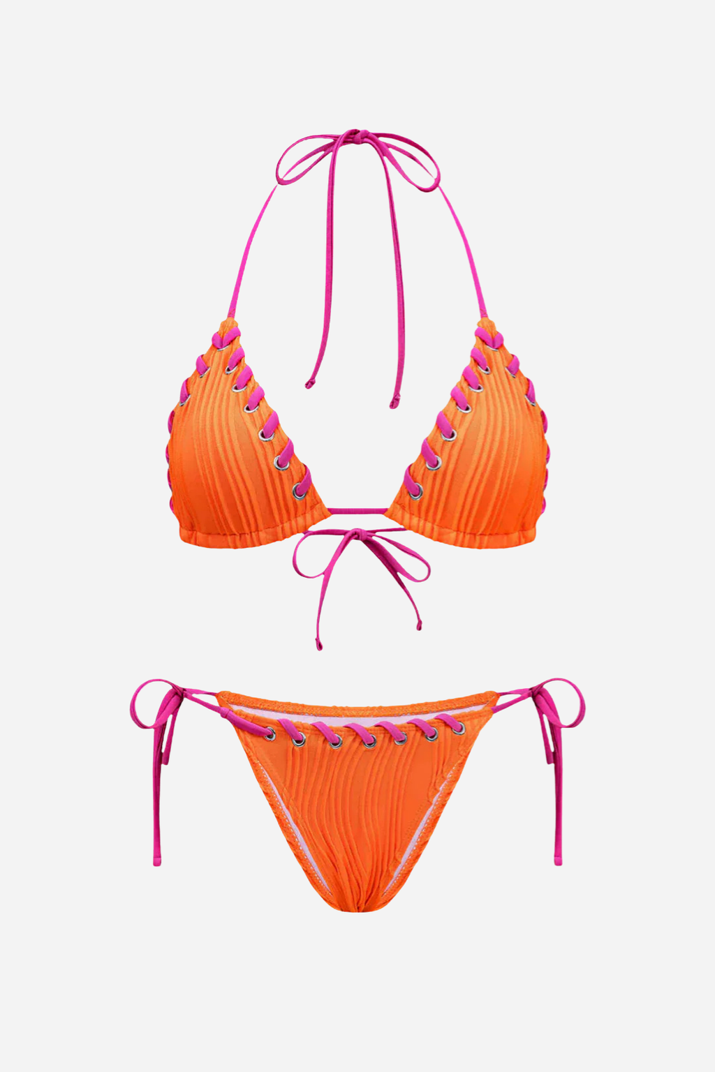 Tie-Up Bikini Set