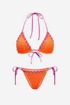 Tie-Up Bikini Set