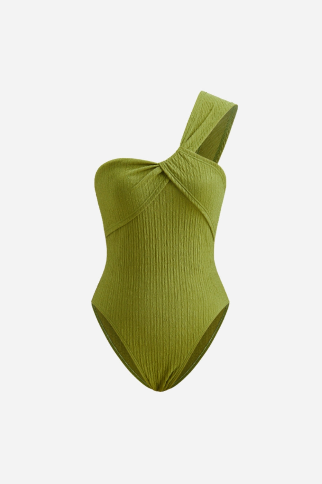 Bañador Verde Asimétrico