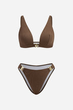 Bikini Marrón Elegante
