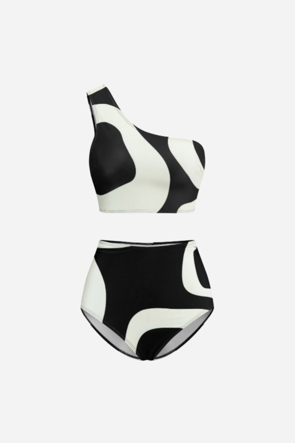 Bikini Asimétrico Bicolor