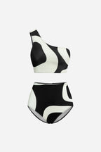 Bikini Asimétrico Bicolor