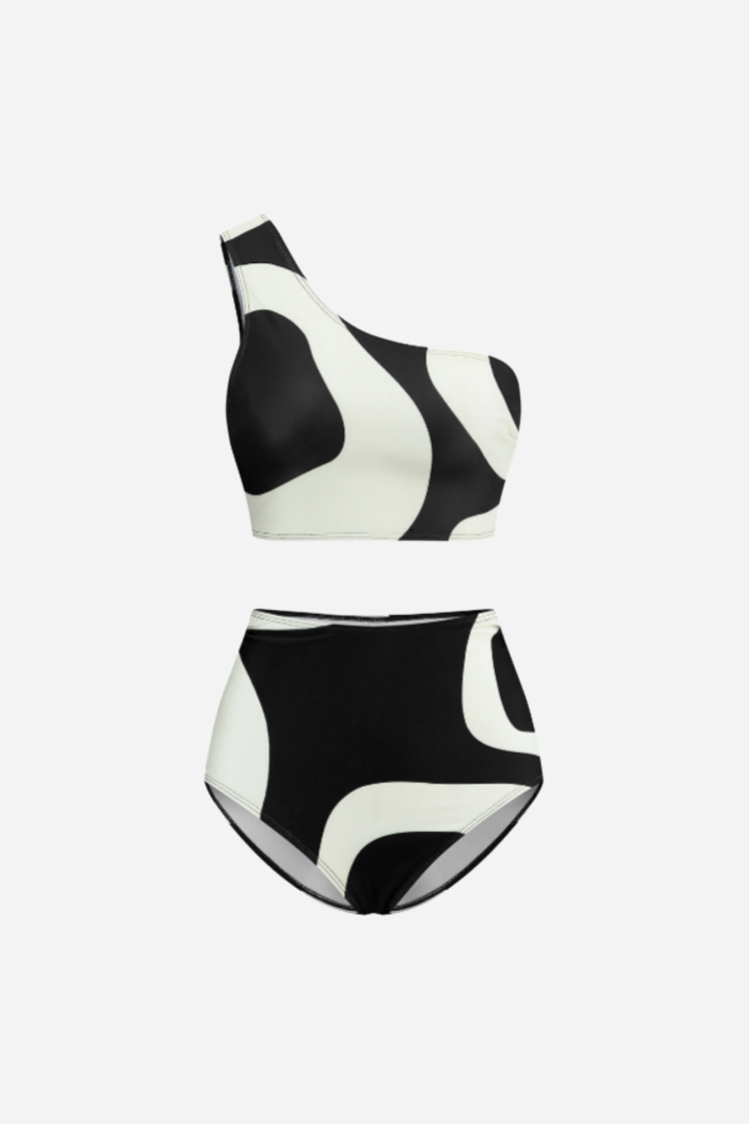 Bikini Asimétrico Bicolor