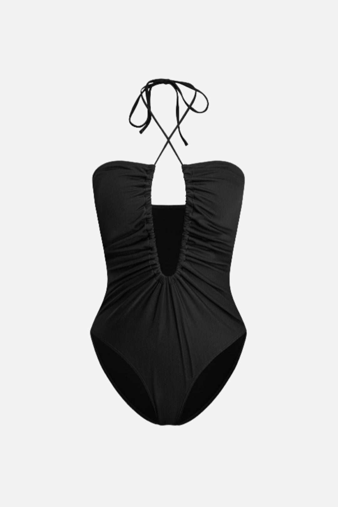 Bañador Marrón Halter