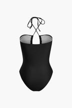 Bañador Marrón Halter