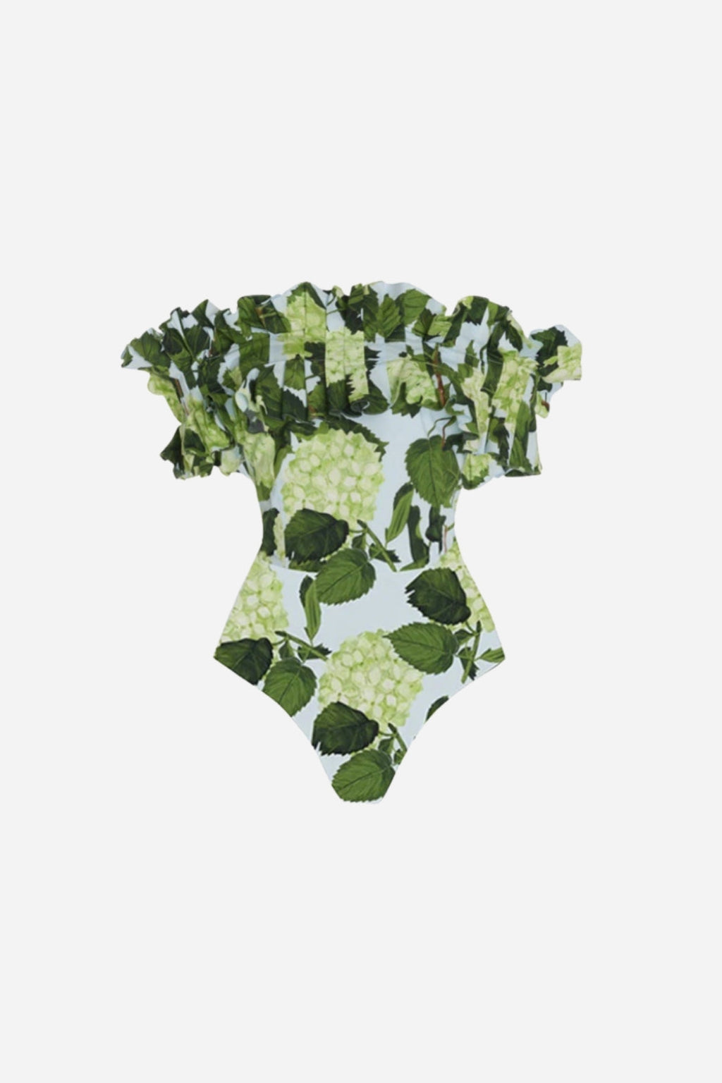 Bañador & Pareo Floral Verde