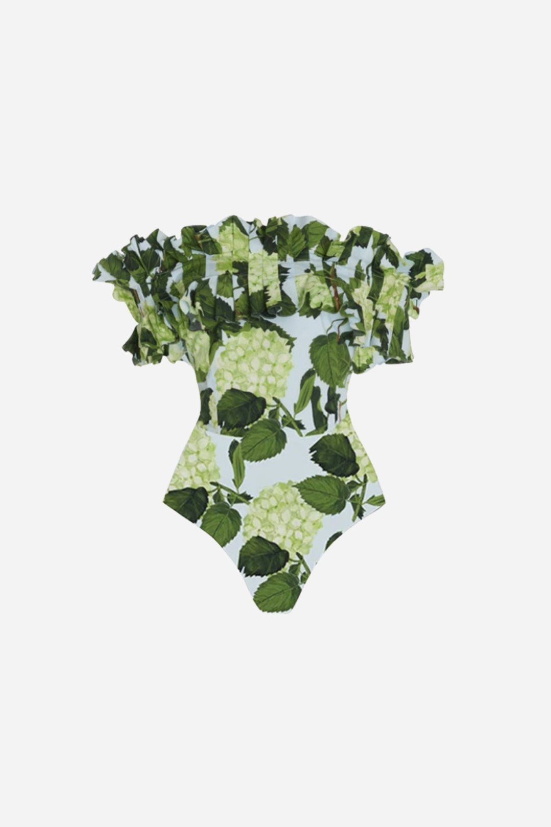 Bañador & Pareo Floral Verde