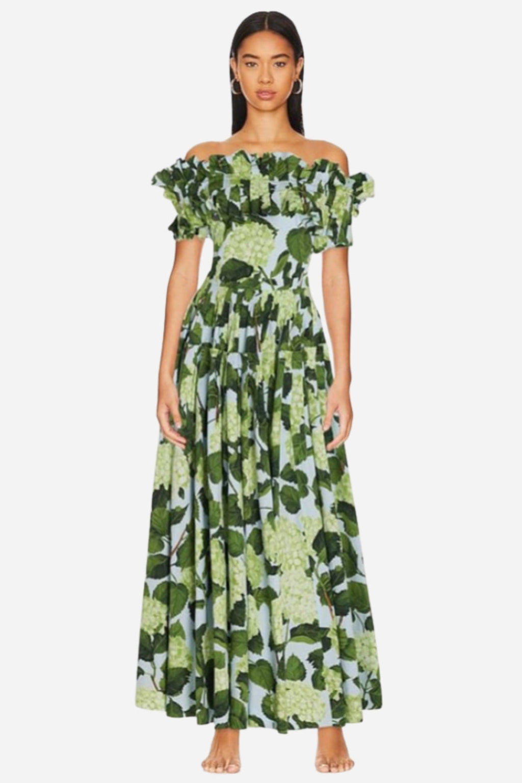 Bañador & Pareo Floral Verde