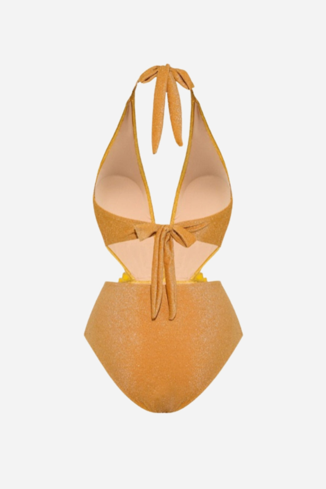 Bañador & Pareo Dorado Elegante