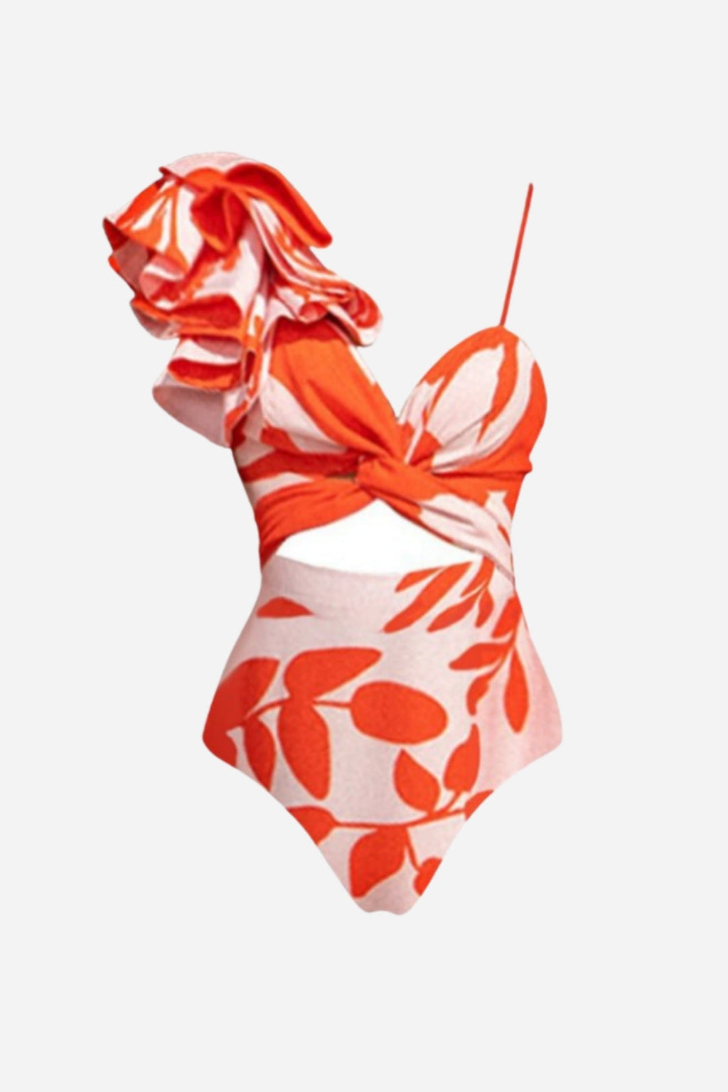 Bañador & Pareo Floral Rojo