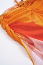 Bikini & Pareo Degradado Naranja