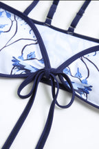 Bikini Azul Estampado
