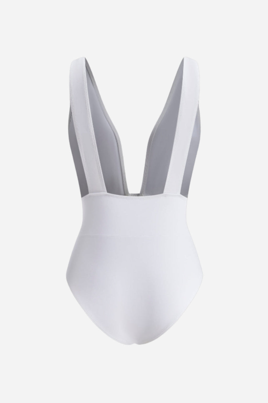 Bañador Blanco Escote Profundo