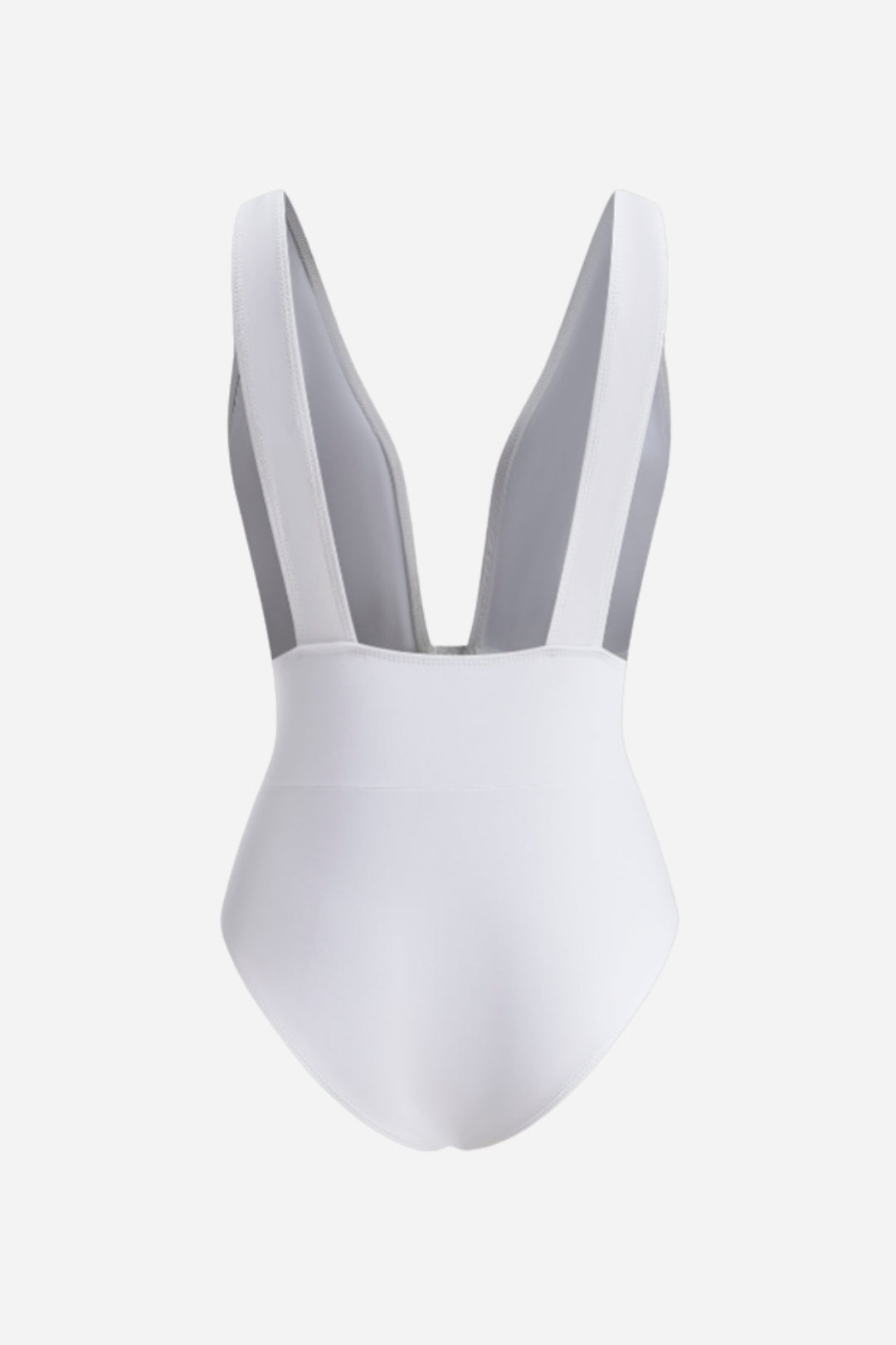 Bañador Blanco Escote Profundo