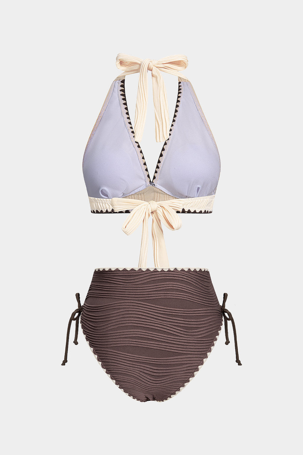 Bikini Halter Texturizado