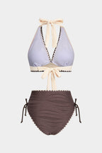 Bikini Halter Texturizado
