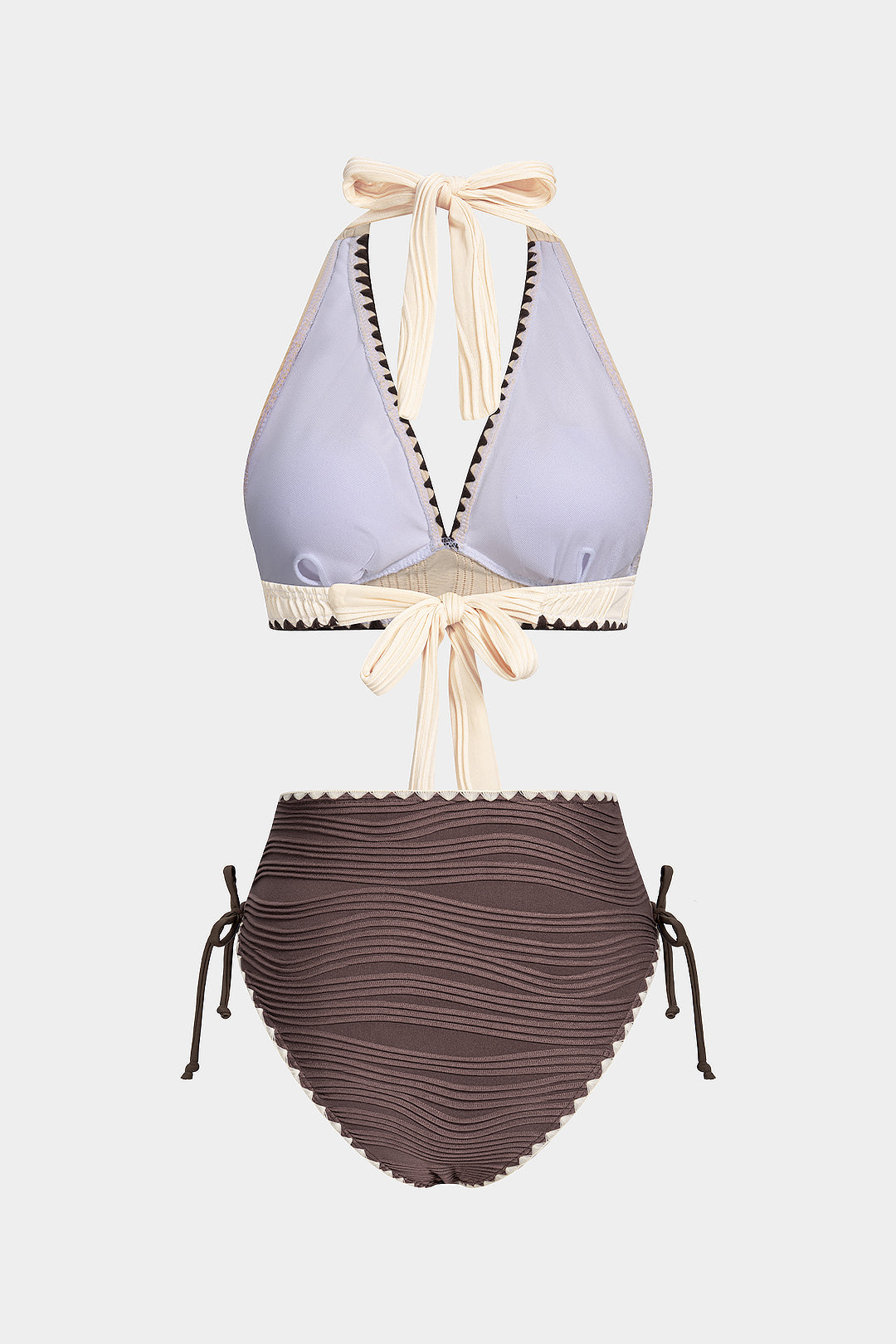 Bikini Halter Texturizado