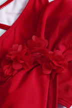 Bikini Rojo Floral