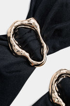 Rosvell Noir Jewel Cut-Out Bañador