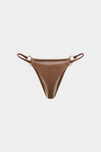 Bikini & Pareo Marrón Texturizado