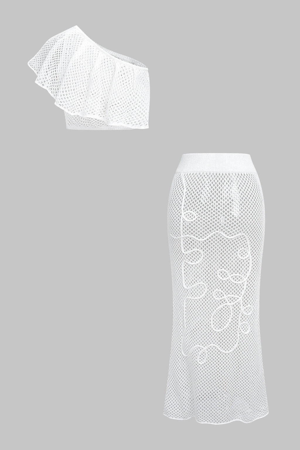 Set Crochet Asimétrico